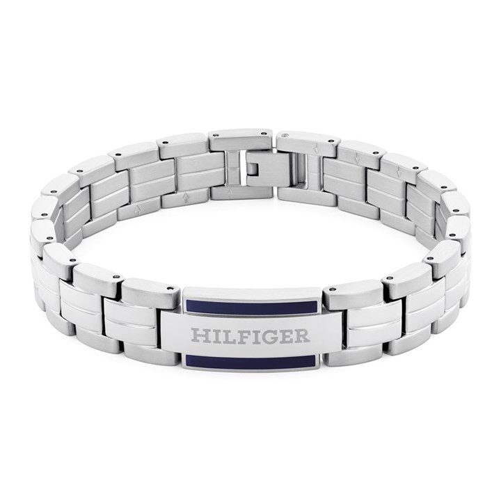 Tommy Hilfiger 2790600 Stainless Steel Blue Enamel Bracelet - A9643