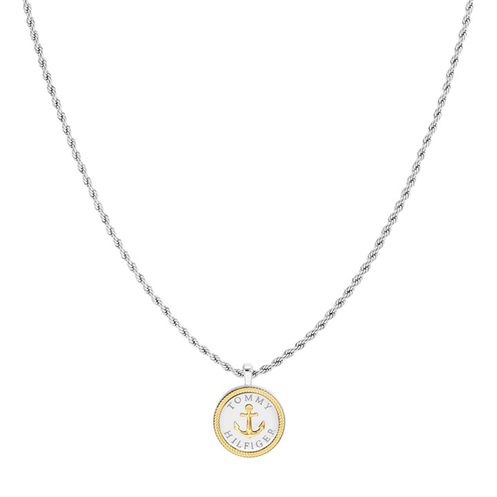 Tommy Hilfiger 2790690 Stainless Steel Rope Chain Pendant - A9665