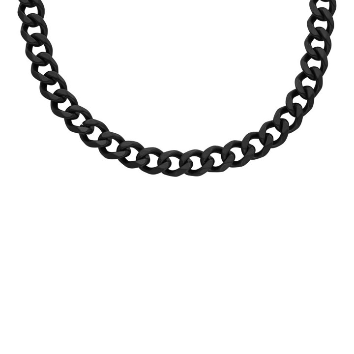 Fossil JF04613001 Black Stainless Steel Chain - A97137