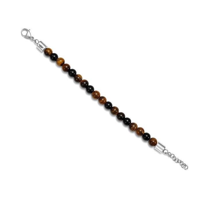 Police PEAGB0038501 URBAN Tigers Eye And Bead Bracelet - A98322