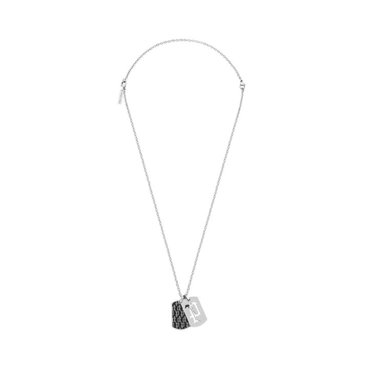 Police PEAGN0003601 OBSIDIAN Steel Duo Tag Necklace - A98377