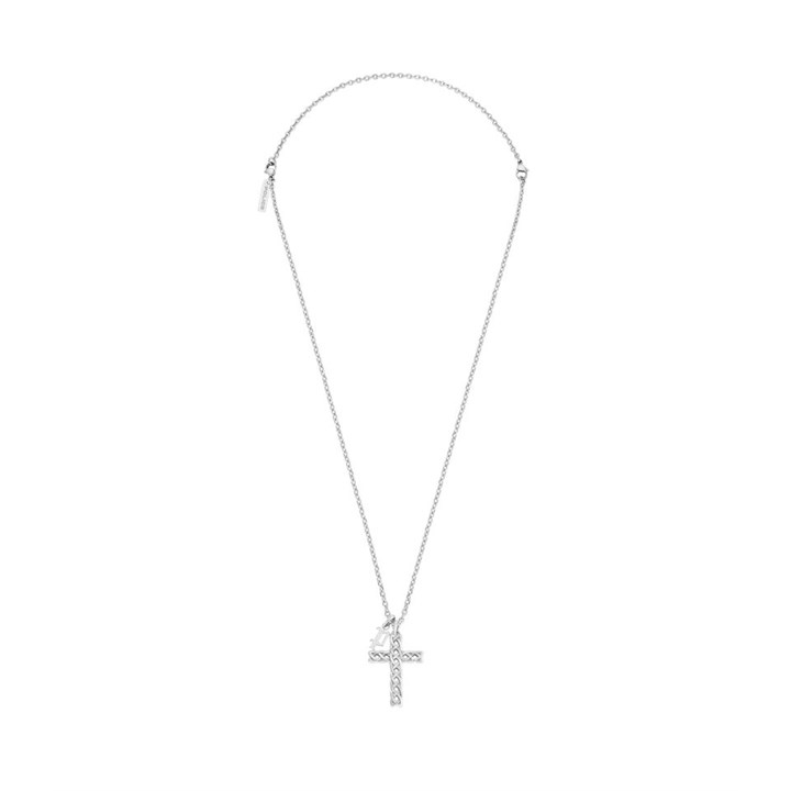 Police PEAGN0003701 GOTHIC BIND Stainless Steel Cross And Chain - A98378