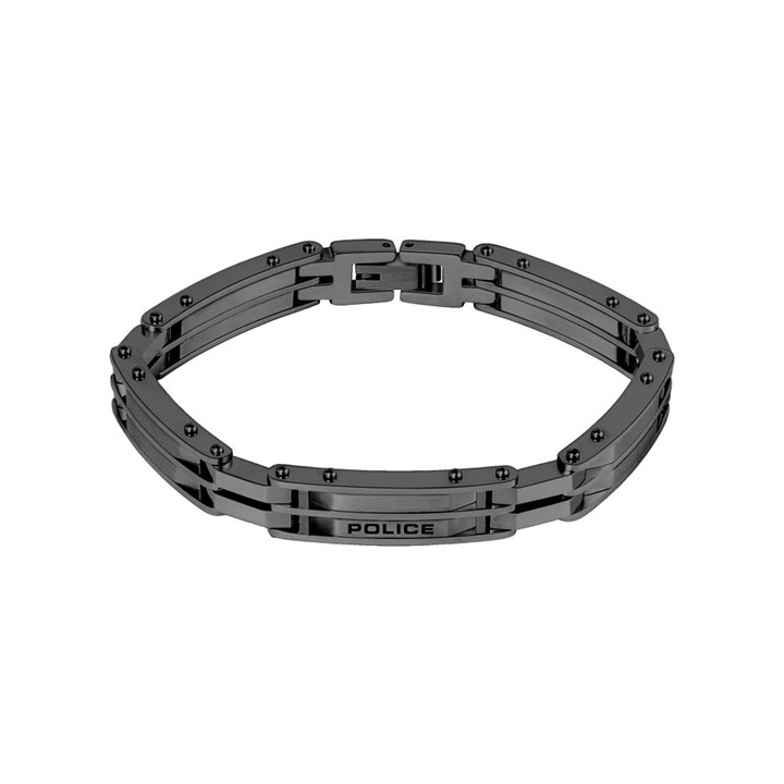 Police PEAGB0012902 LATCH Gunmetal Grey Stainless Steel Bracelet - A98381