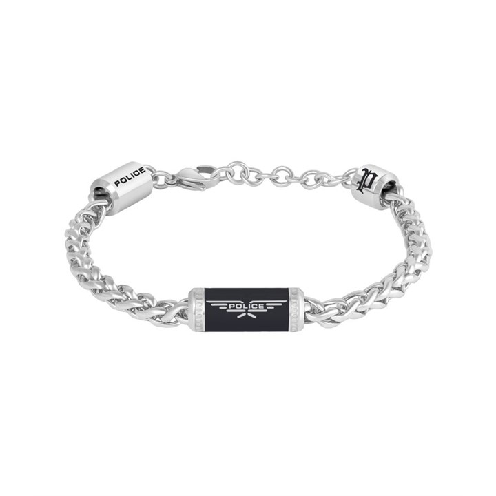 Police PEAGB0013301 TWISTBOUND Stainless Steel And Black IP Bracelet - A98383