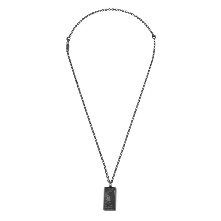 Police PEAGN0015201 BATWING Gunmetal Grey Batman Necklace - A98390