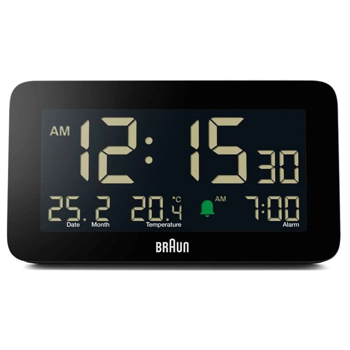 Braun BC10B Digital Alarm Clock - C03101