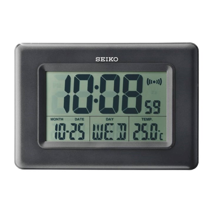 Seiko QHL058K LCD Wall/Desk Clock - C03103