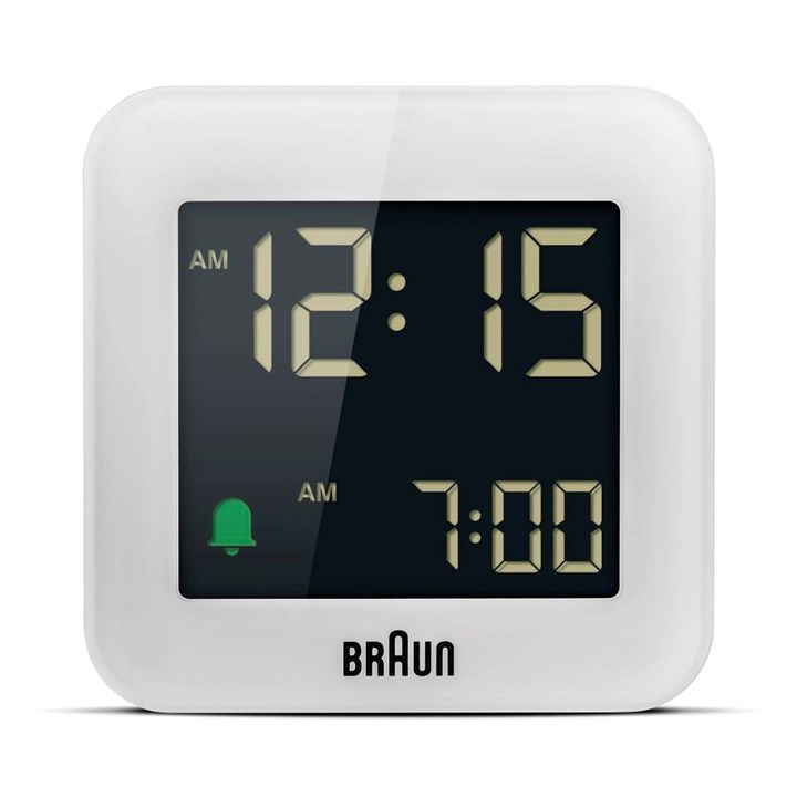 Braun BC08W Digital Travel Alarm Clock - C0398