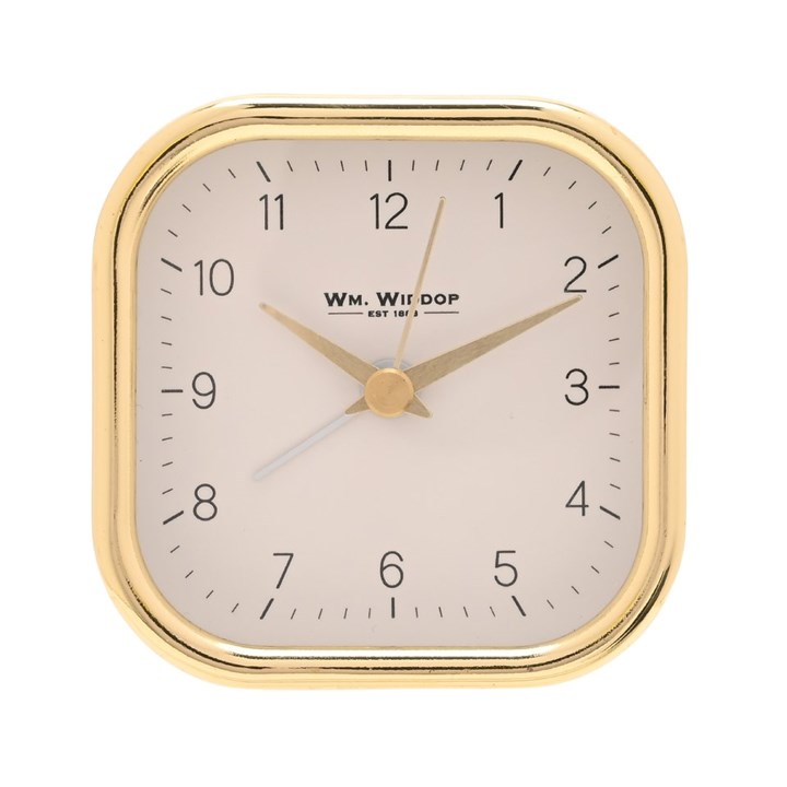 Widdop Gold Tone Alarm Clock - C06146