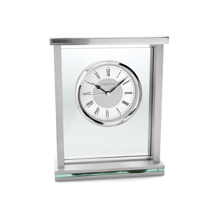 London Clock Glass Mantel Clock - C1225