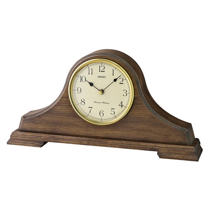 Seiko QXJ031B Wooden Chiming Mantel Clock - C18101