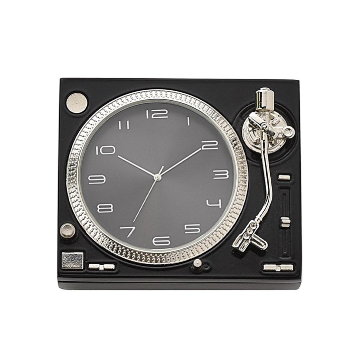 Miniature Record Player Clock - C2940