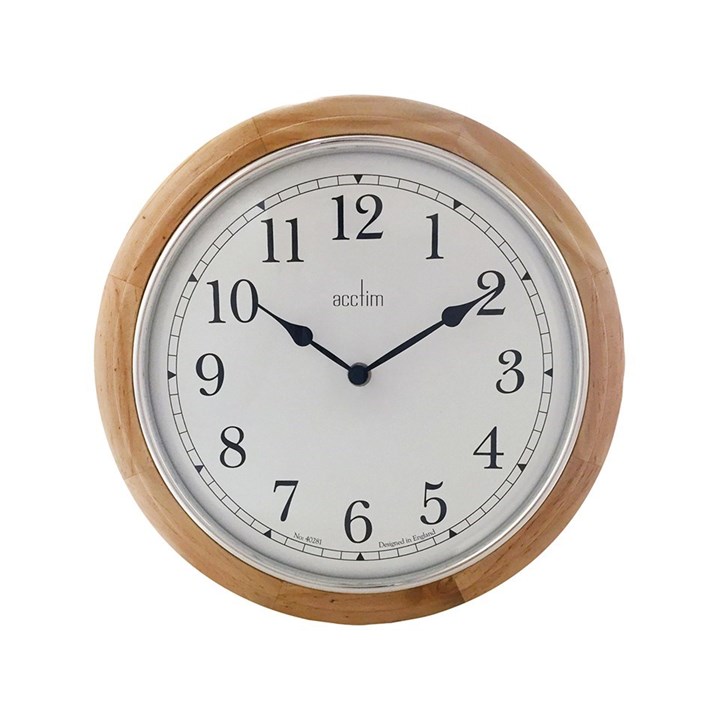 Acctim Light Wood Wall Clock - C57150