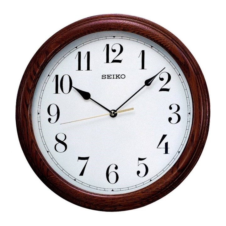 Seiko QXA153B Wooden Wall Clock - C57169