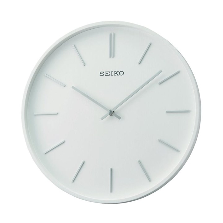 Seiko QXA765W White Wooden Wall Clock - C57170