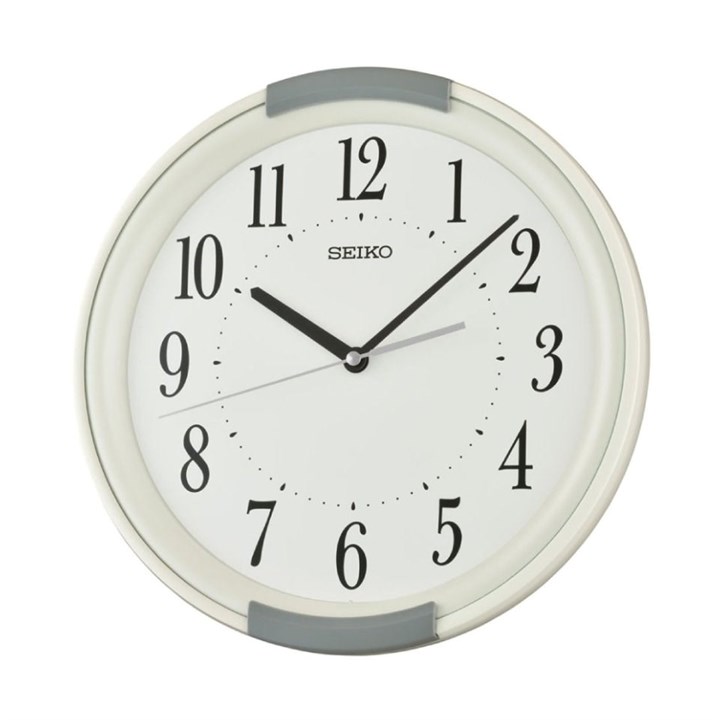 Seiko QXA858W Pearl White Wall Clock - C57175