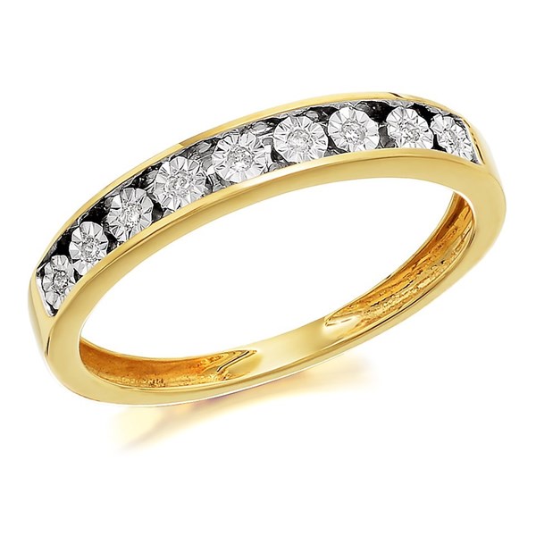 Eternity Rings At Warren James 9ct Gold Eternity Ring Warren James