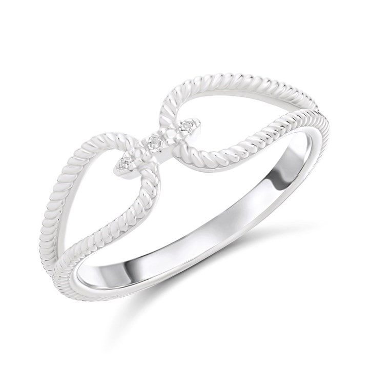 My Diamonds Silver Diamond-Set Ring - D99237