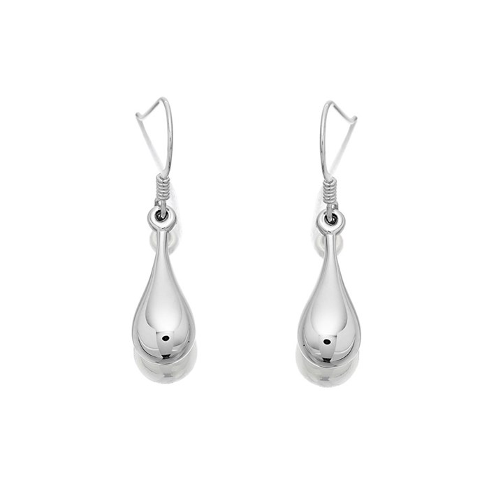 Sterling Silver Teardrop Earrings - F0604