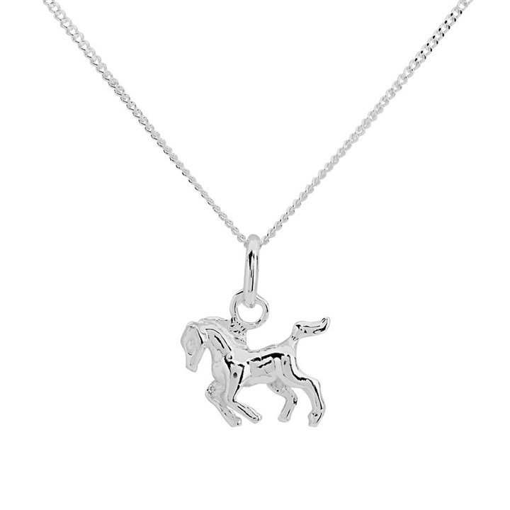 Silver Horse Necklace - F33030