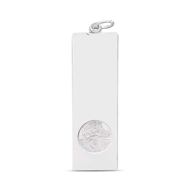 Silver St. Christopher Ingot - F47003