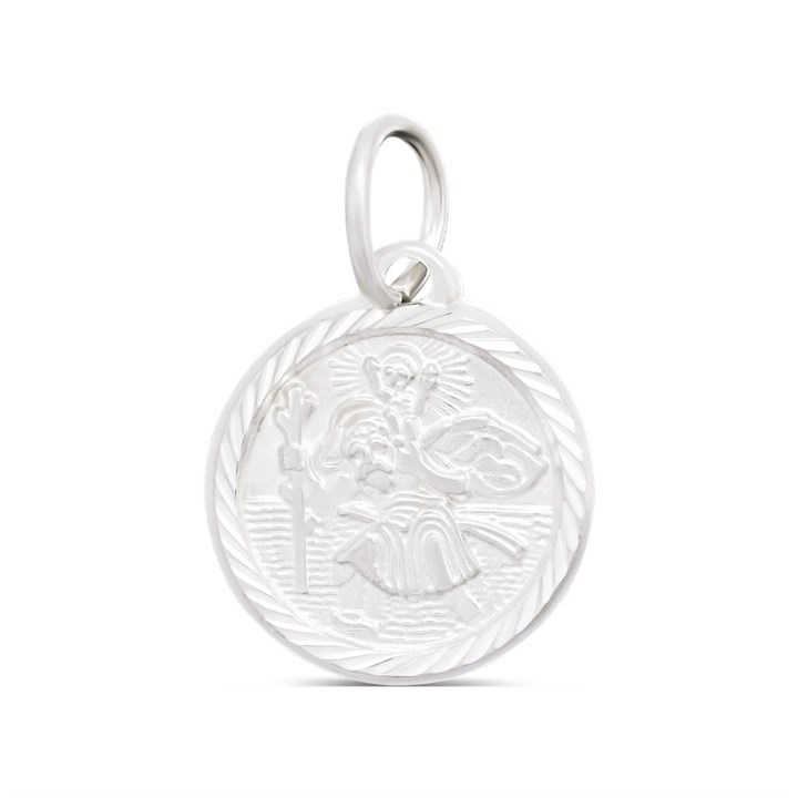 Silver St. Christopher Medallion - F47005