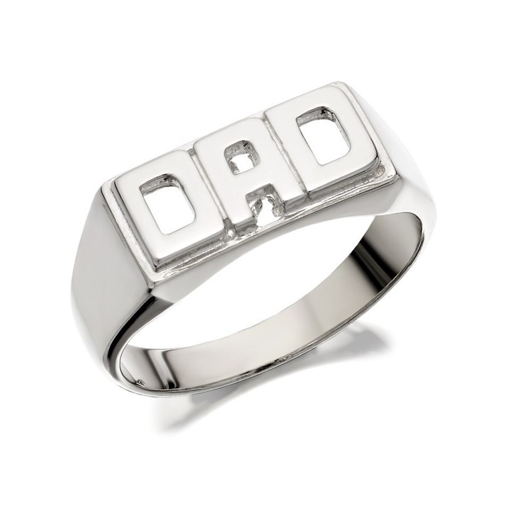 Silver Dad Ring - F4853