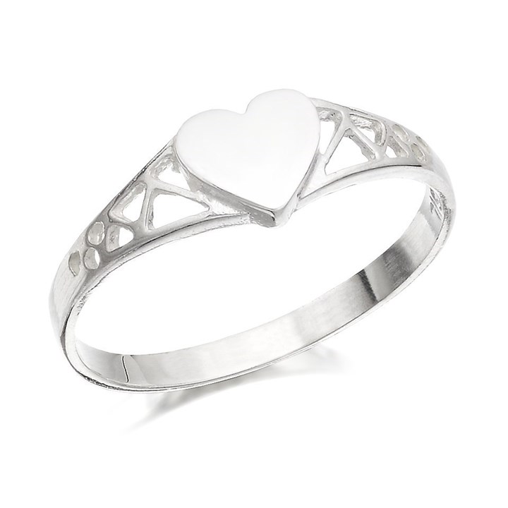Silver Heart Ring - F5561