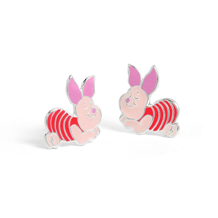 Disney Silver Piglet Stud Earrings - F67170