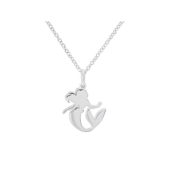 Disney Silver Little Mermaid Necklace - F6730