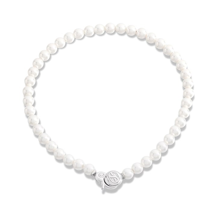 TI SENTO Silver 2908PW Simulated Pearl Bracelet - F69107
