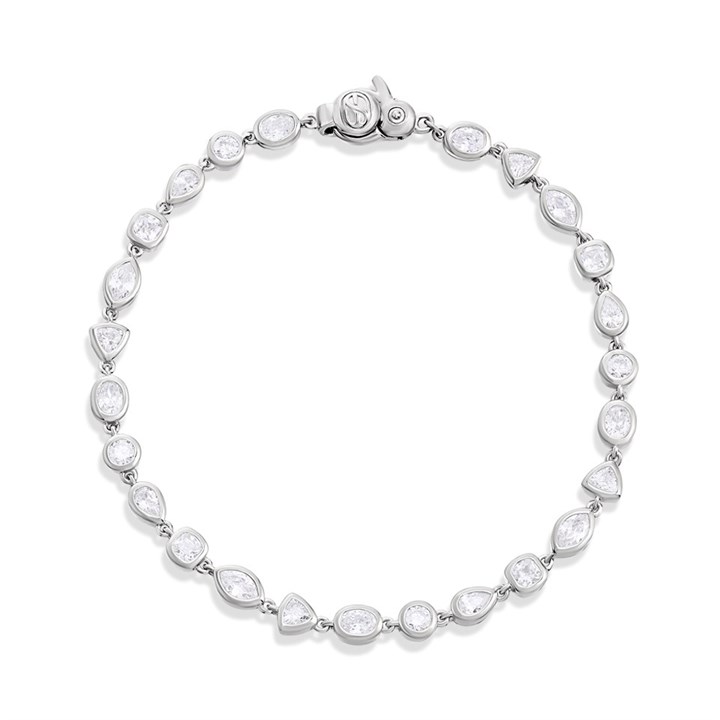 TI SENTO Silver 23062ZI CZ Set Bracelet - F69114