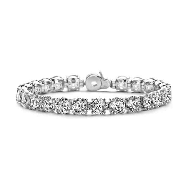 TI SENTO Silver Cubic Zirconia Tennis Bracelet - F6987