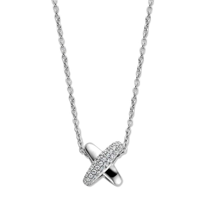 TI SENTO Silver Kiss Necklace - F6989