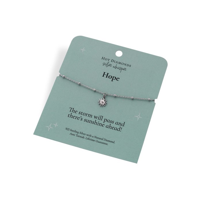 Silver Whisper Hope Diamond Bracelet - F7520