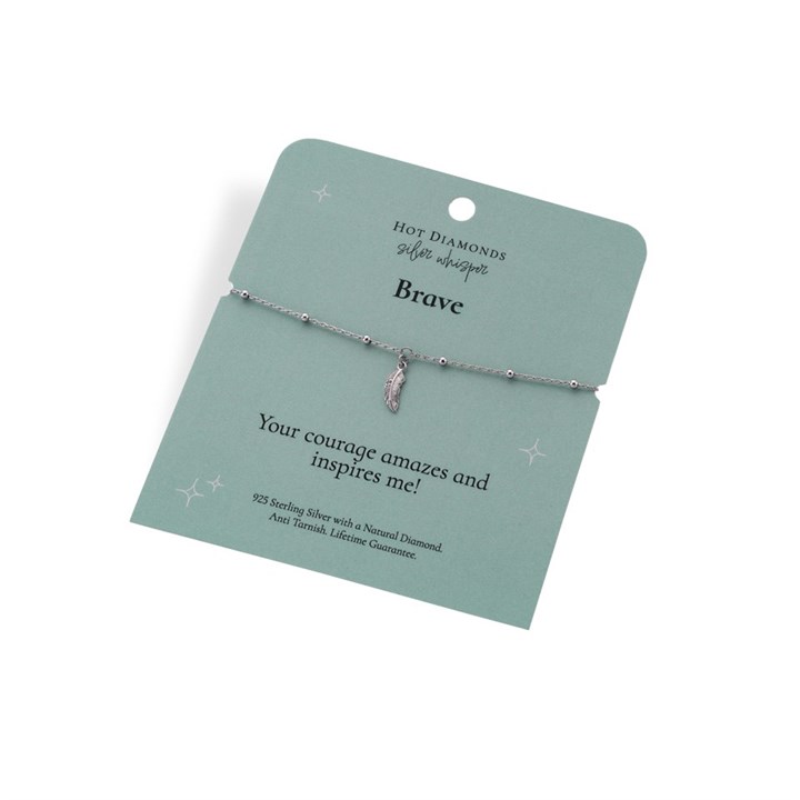 Silver Whisper Brave Diamond Bracelet - F7521