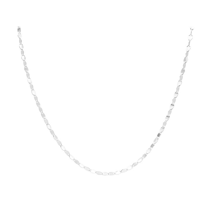 Silver Mirror Chain - 18in - F8805