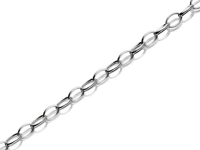 Silver 2mm Wide Belcher Chain - 18in - F8820