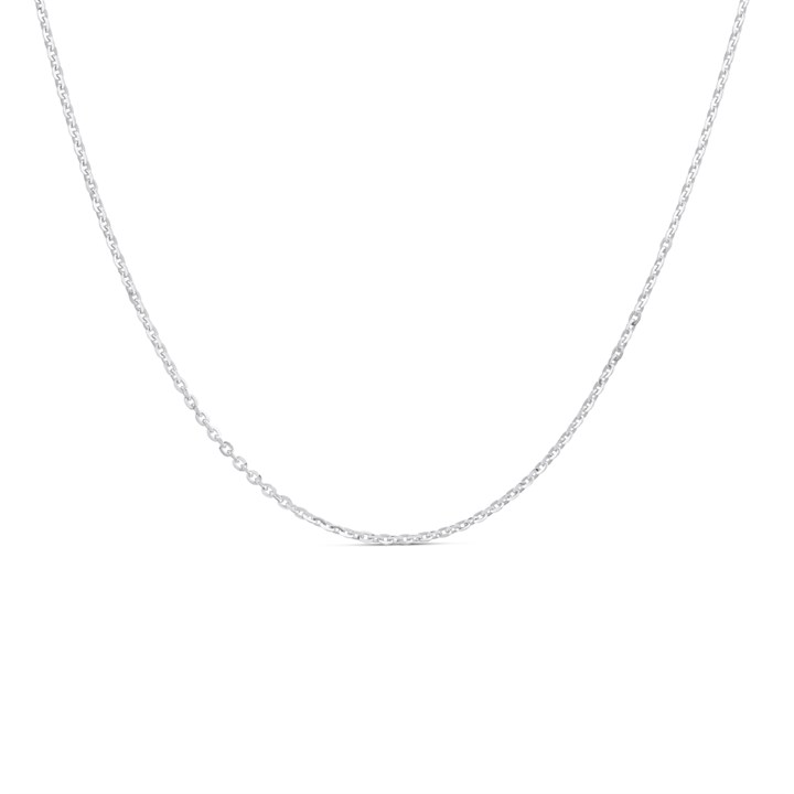 Silver Brillantina 1mm Wide  Chain- 18" - F8915