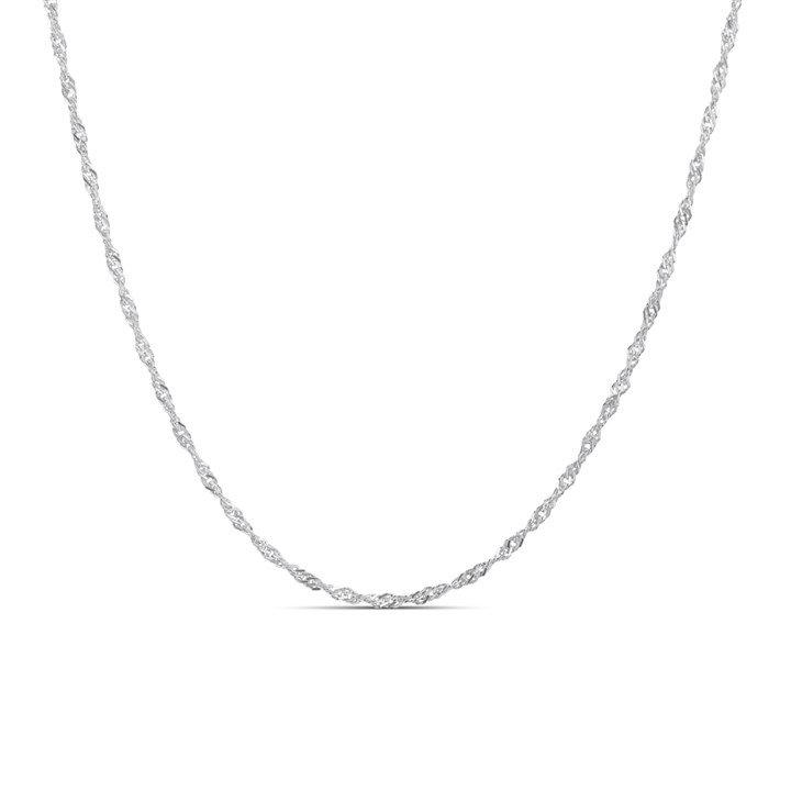 Silver Singapore Chain - 20in - F9023