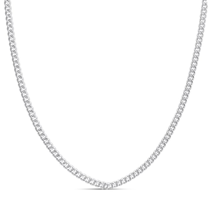 Silver Curb Chain - F9259