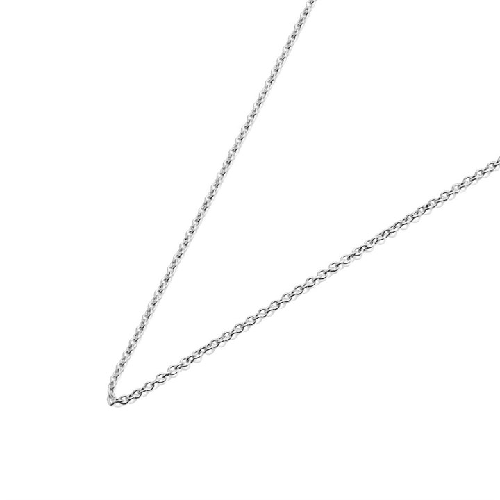 Silver 1mm Wide Trace Chain - 24in - F9432