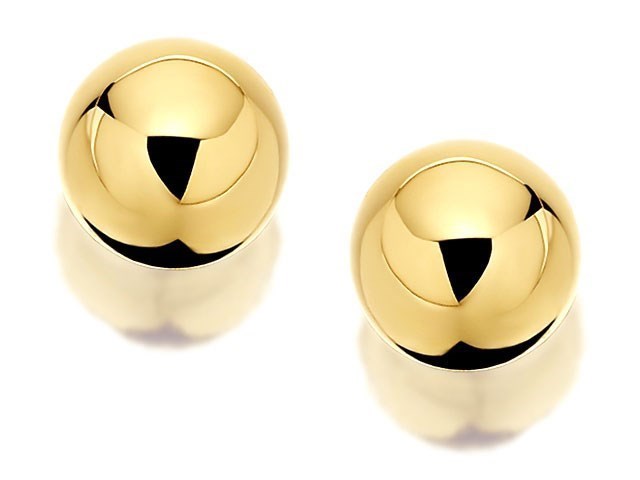 9ct Gold Ball Earrings - 7mm - G0287