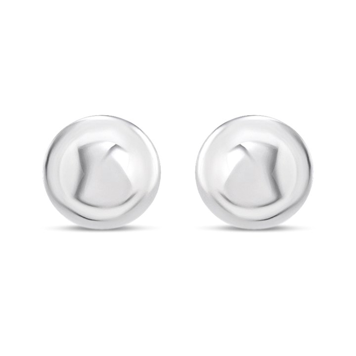 14ct White Gold 4mm Ball Stud Earrings - G1330