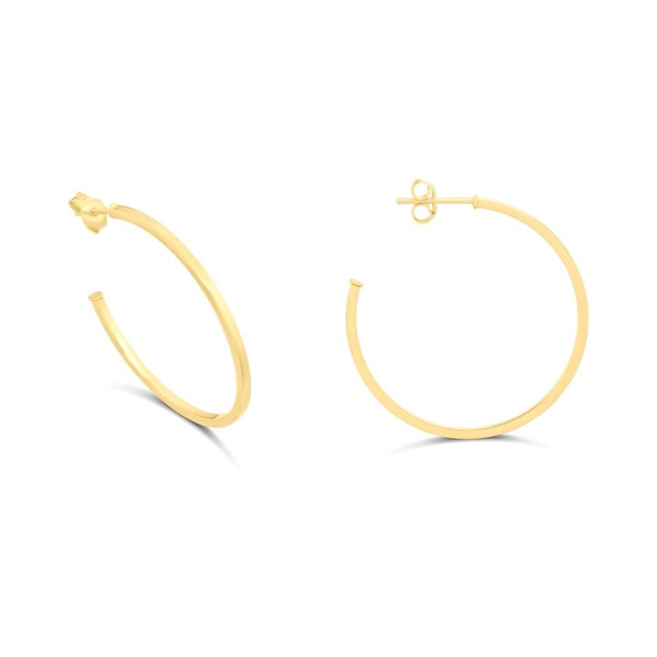 9ct Gold Hoop Earrings - G2498