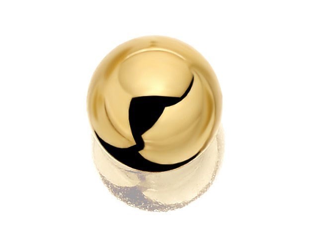 9ct Gold Single Ball Stud Earring - 5mm - G3442