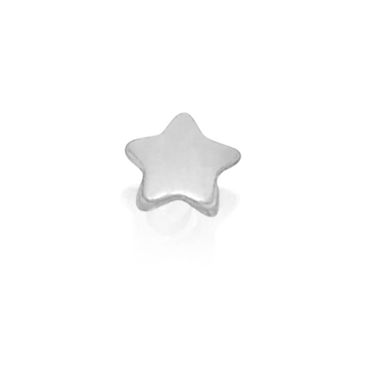 9ct White Gold Star Nose Stud - 2mm - G4505