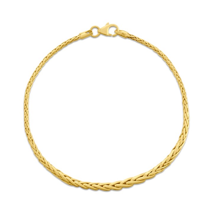 9ct Gold Palmier Chain Bracelet - G64111
