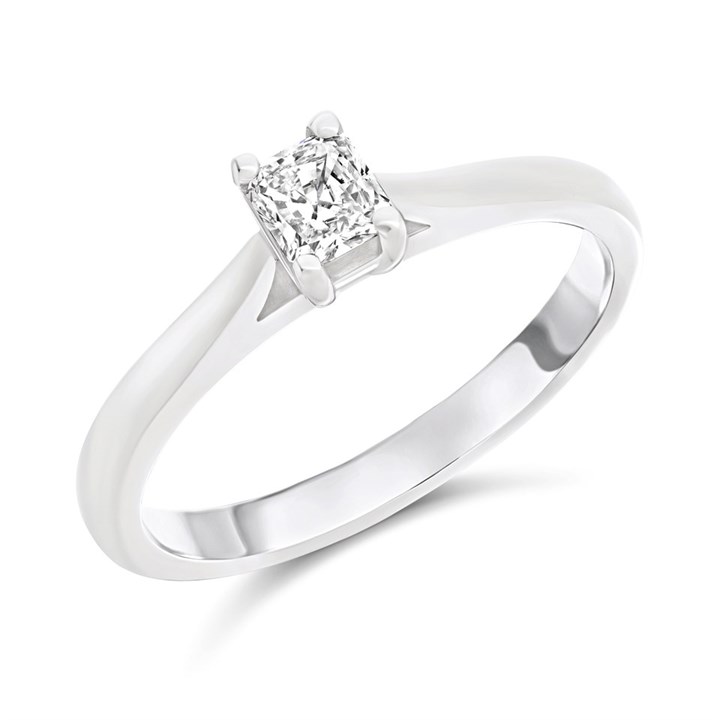 Platinum Diamond Solitaire Engagement Ring - 37pts - L/VVS1 - H03204
