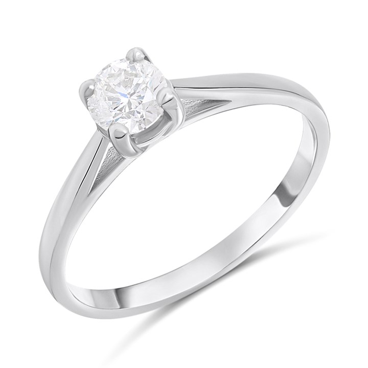 Platinum Diamond Solitaire Engagement Ring - 48pts - G/I1 - H041040